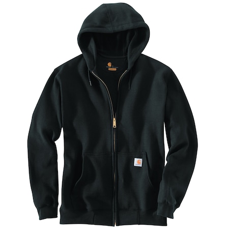 Carhartt Men's TS0122 M LseFit MW FZip Swtshrt XS REG Full Zip Loose Black TS0122-M / K122-BLKXSREG